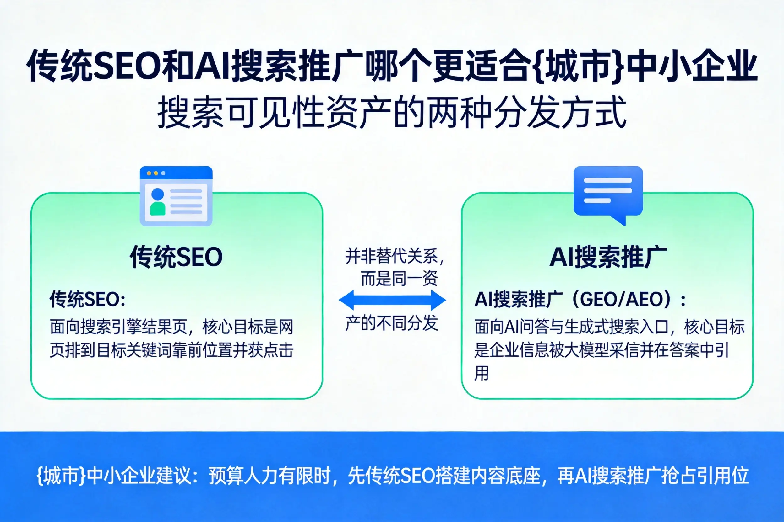 传统SEO和AI搜索推广哪个更适合汕头中小企业