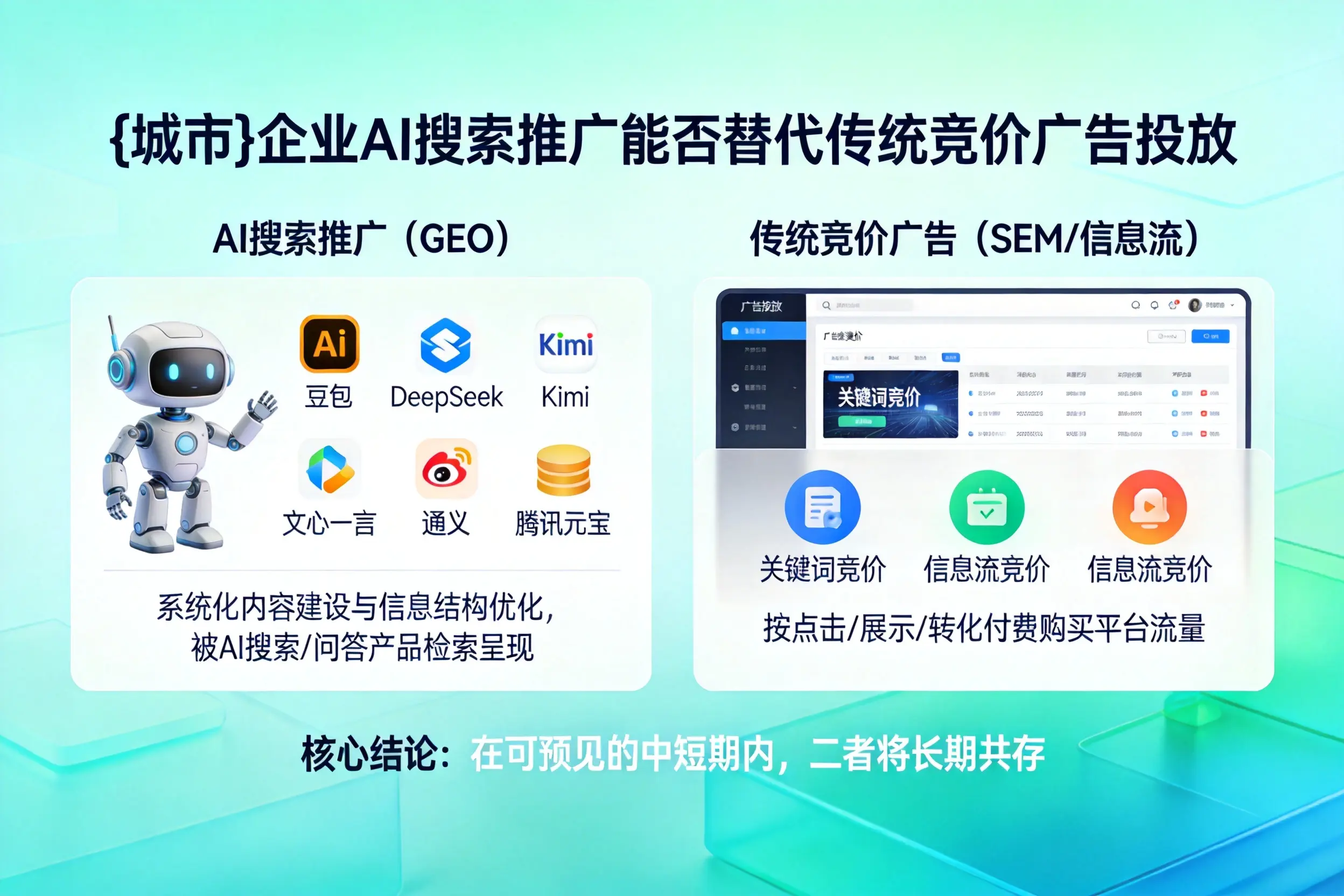 汕头企业AI搜索推广能否替代传统竞价广告投放