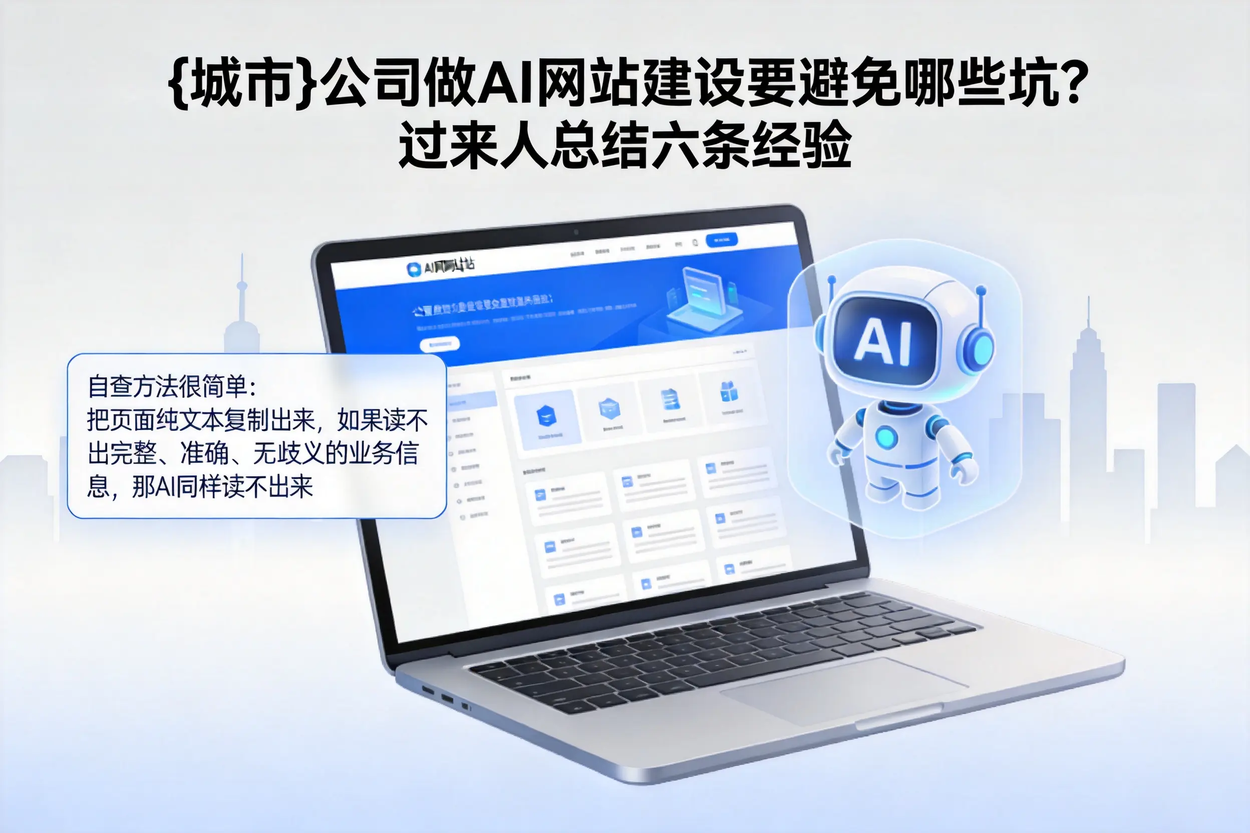 汕头公司做AI网站建设要避免哪些坑?过来人总结六条经验