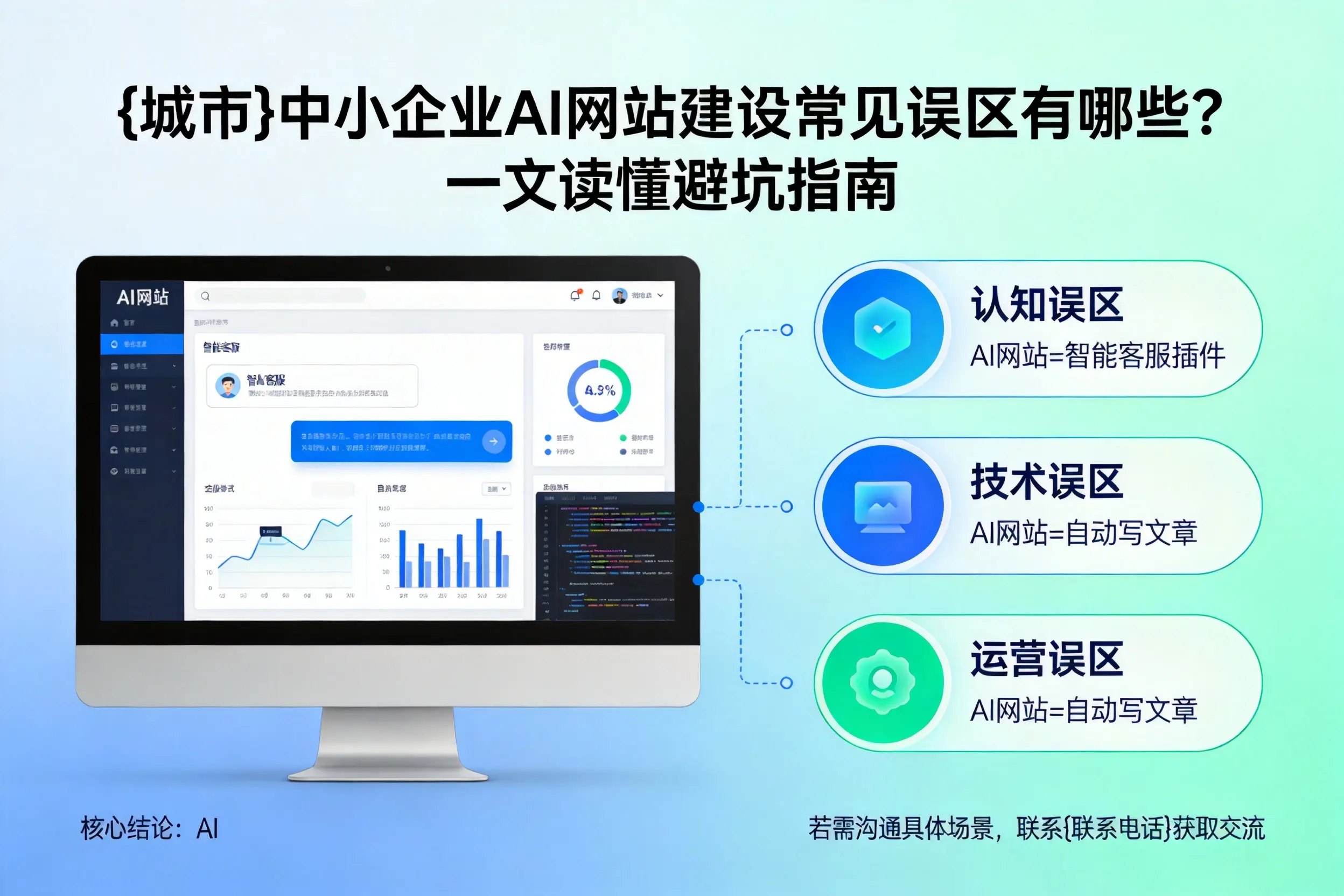 汕头中小企业AI网站建设常见误区有哪些?一文读懂避坑指南