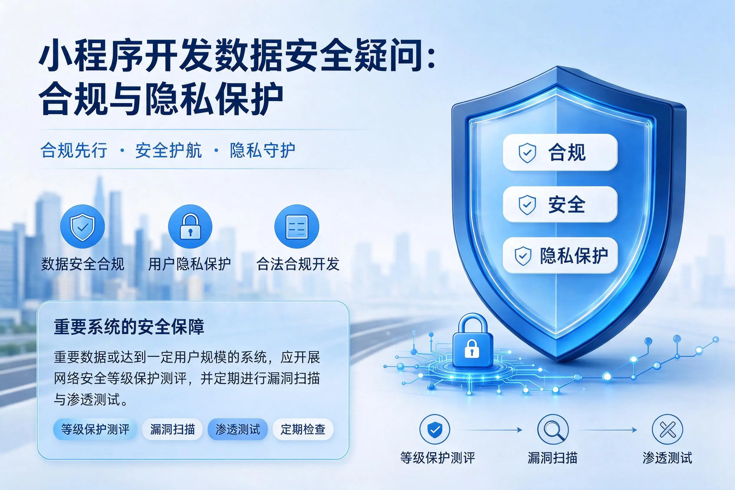 汕头小程序开发数据安全疑问：合规与隐私保护