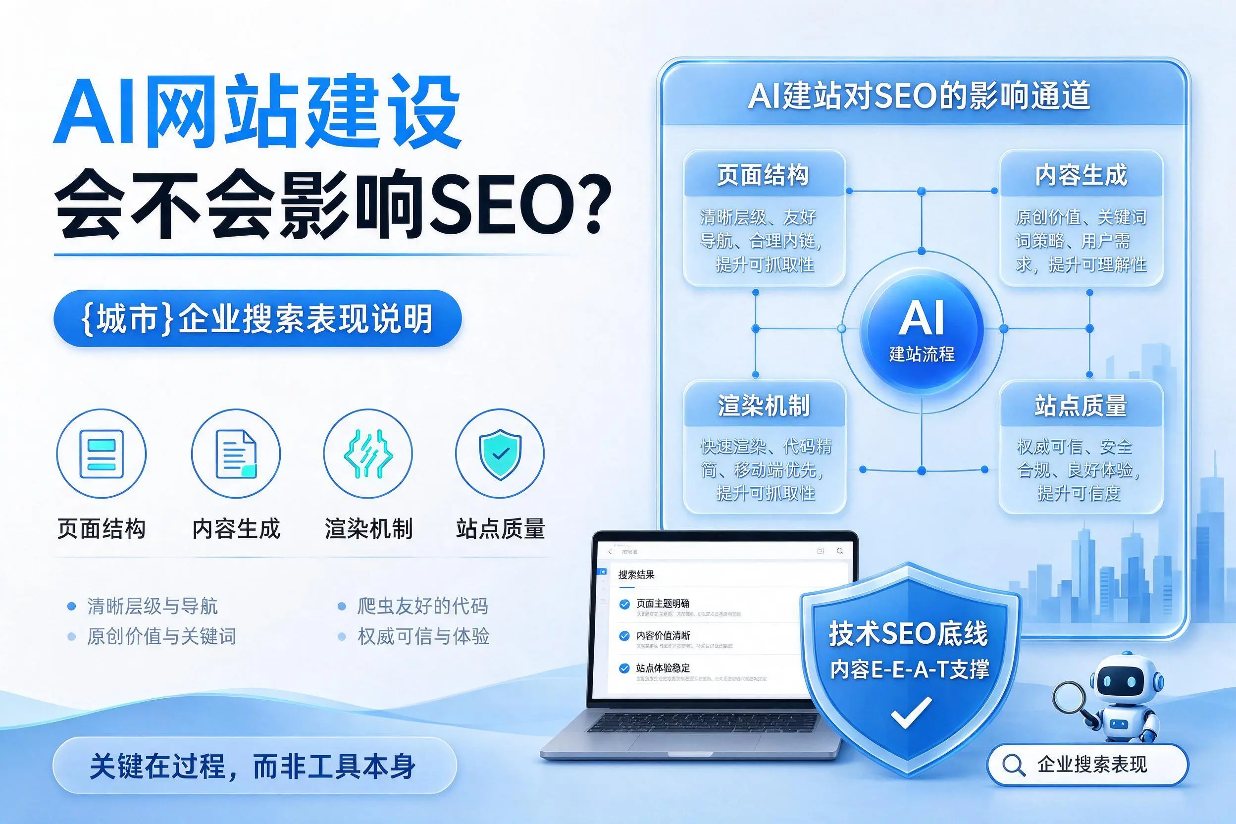 AI网站建设会不会影响SEO？汕头企业搜索表现说明