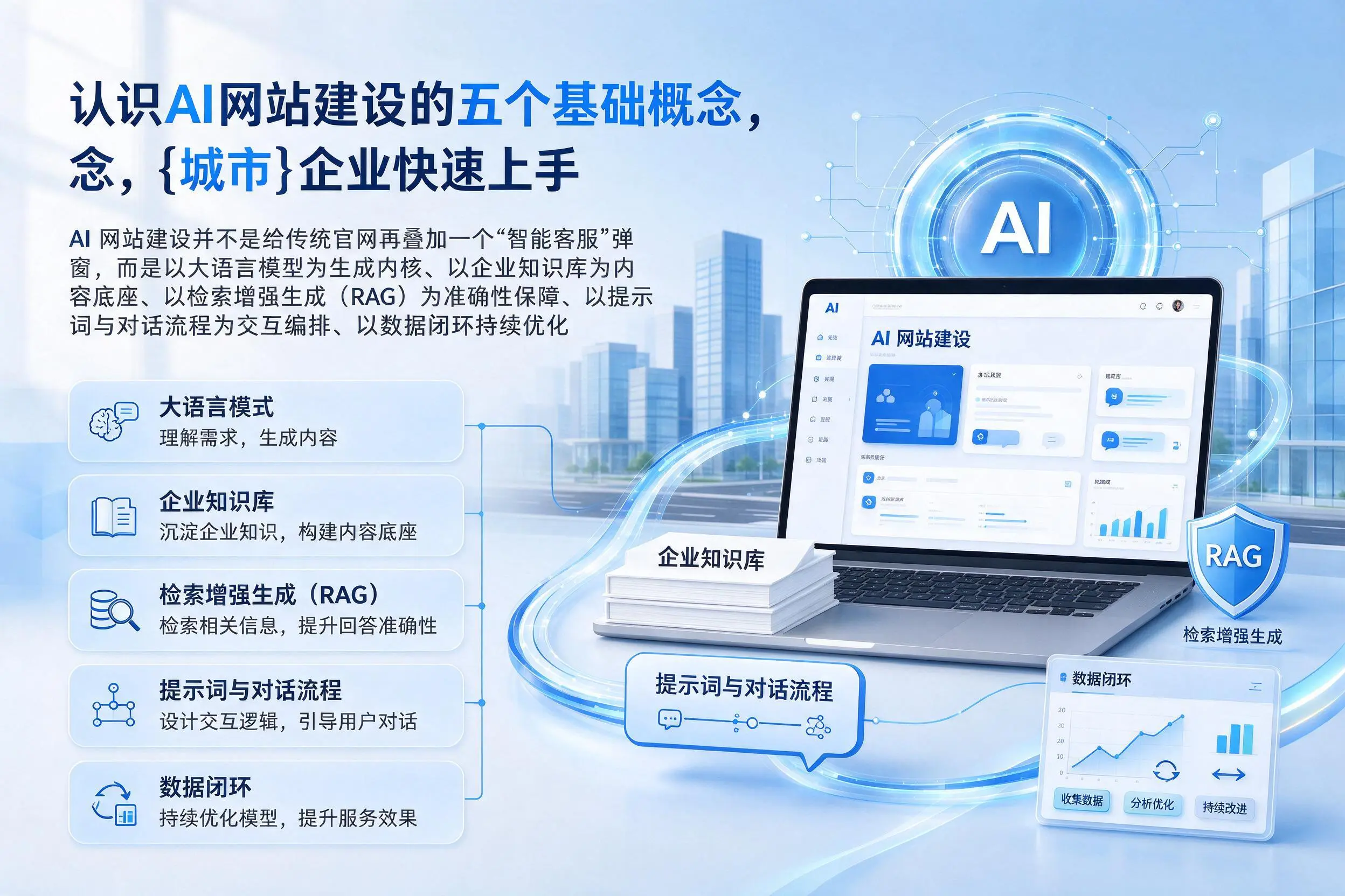 认识AI网站建设的五个基础概念，汕头企业快速上手