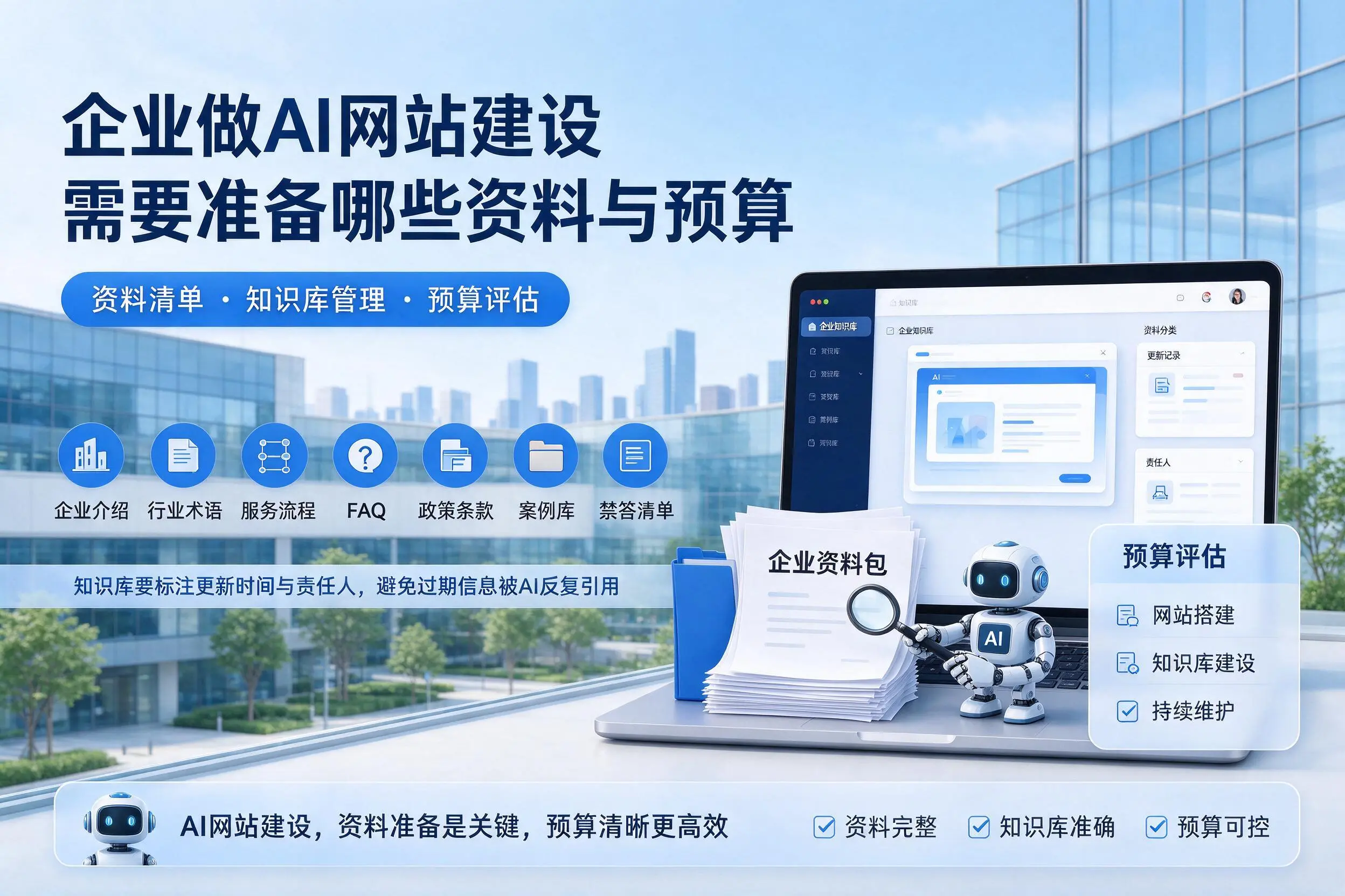 汕头企业做AI网站建设需要准备哪些资料与预算