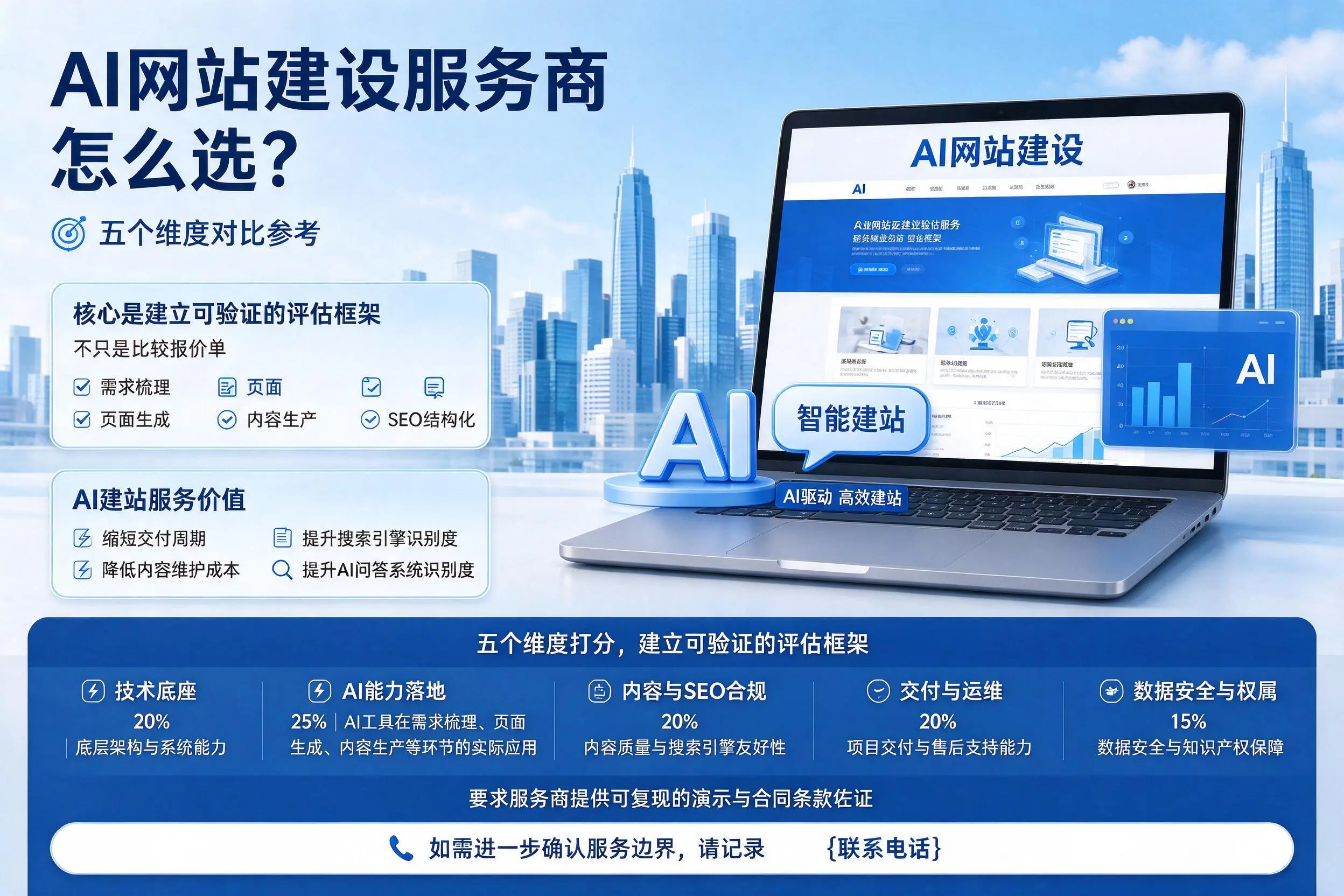 汕头AI网站建设服务商怎么选?五个维度对比参考