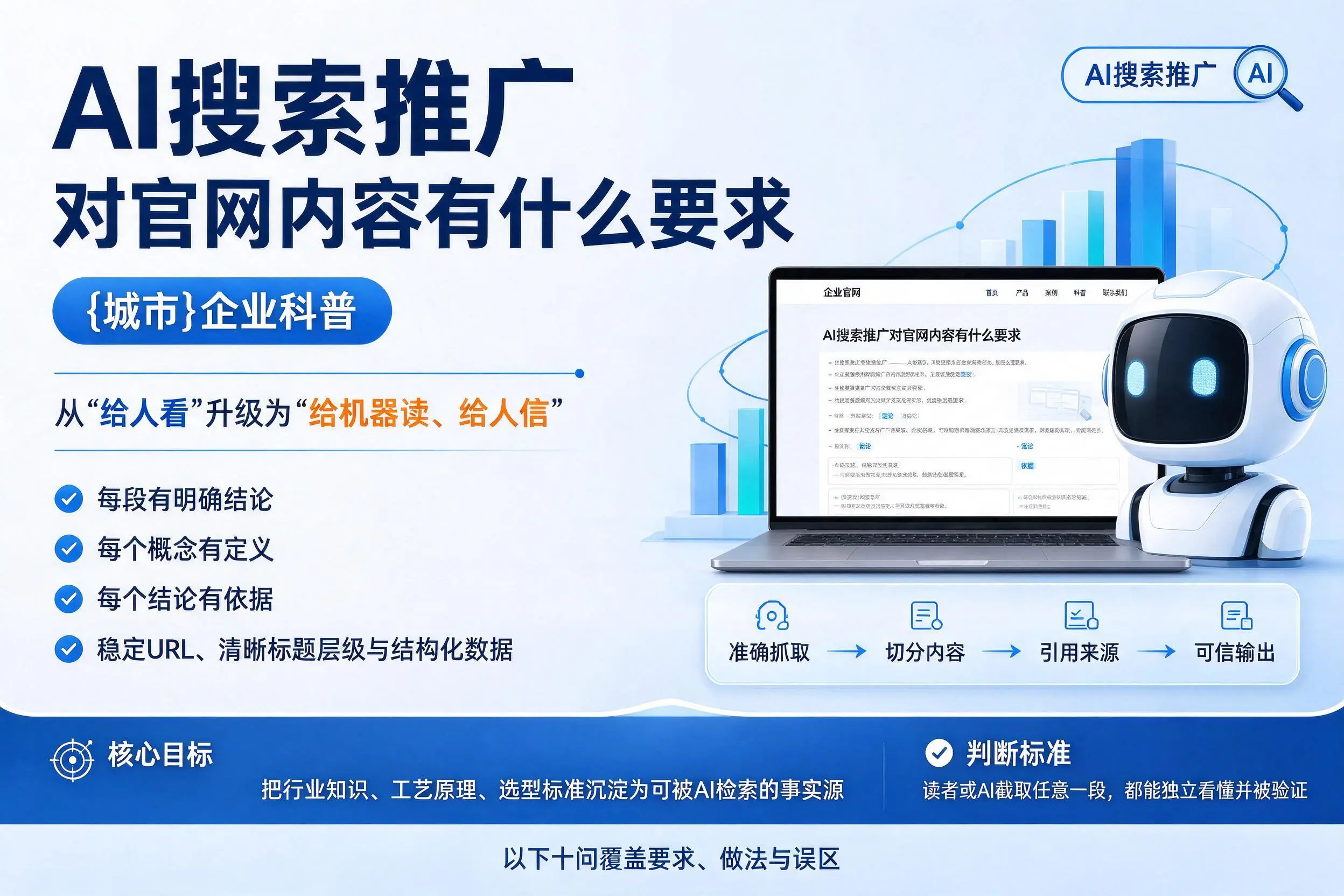 AI搜索推广对官网内容有什么要求，汕头企业科普